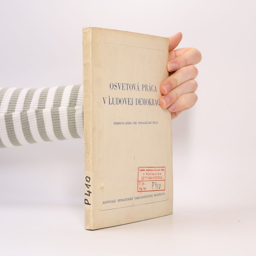 Various authors Osvetová práca v ľudovej demokracii