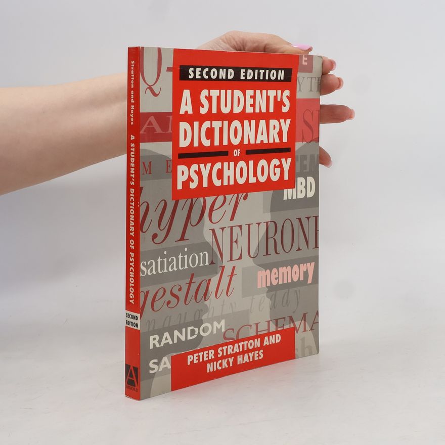 Peter Stratton A Student's Dictionary of Psychology - Second Edition