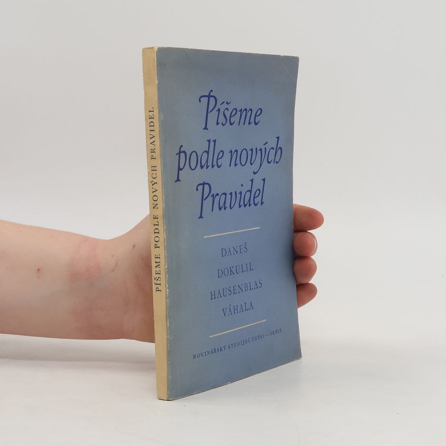 František Daneš Píšeme podle nových pravidel