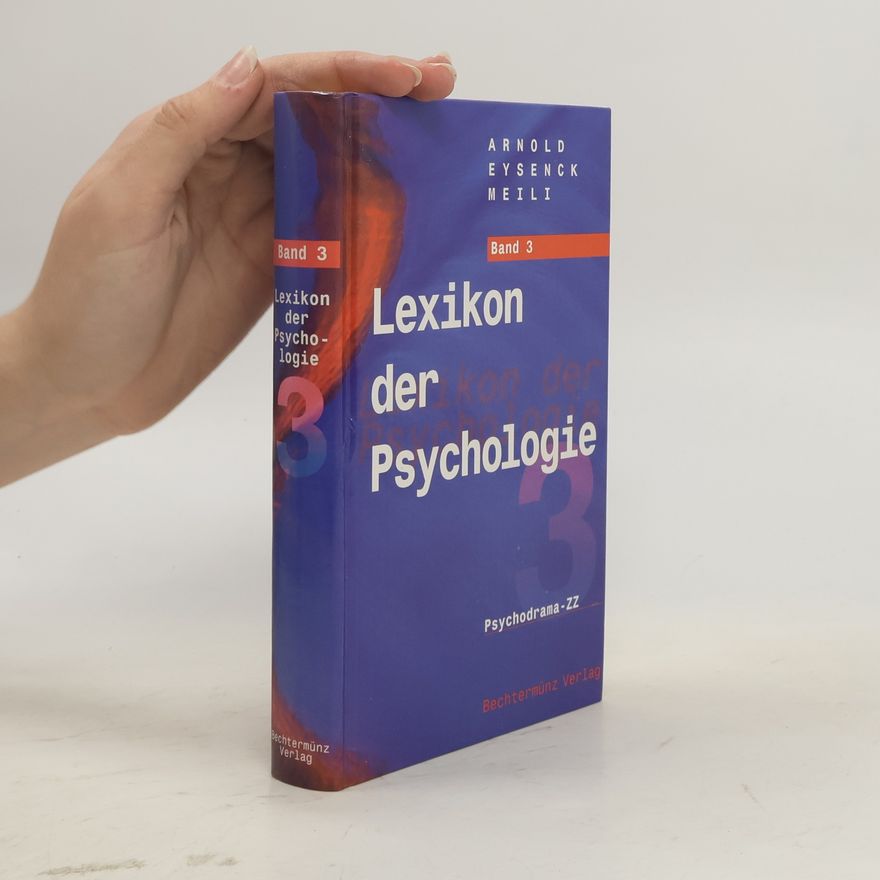 Arnold Eysenck Meili Lexikon der Psychologie 3