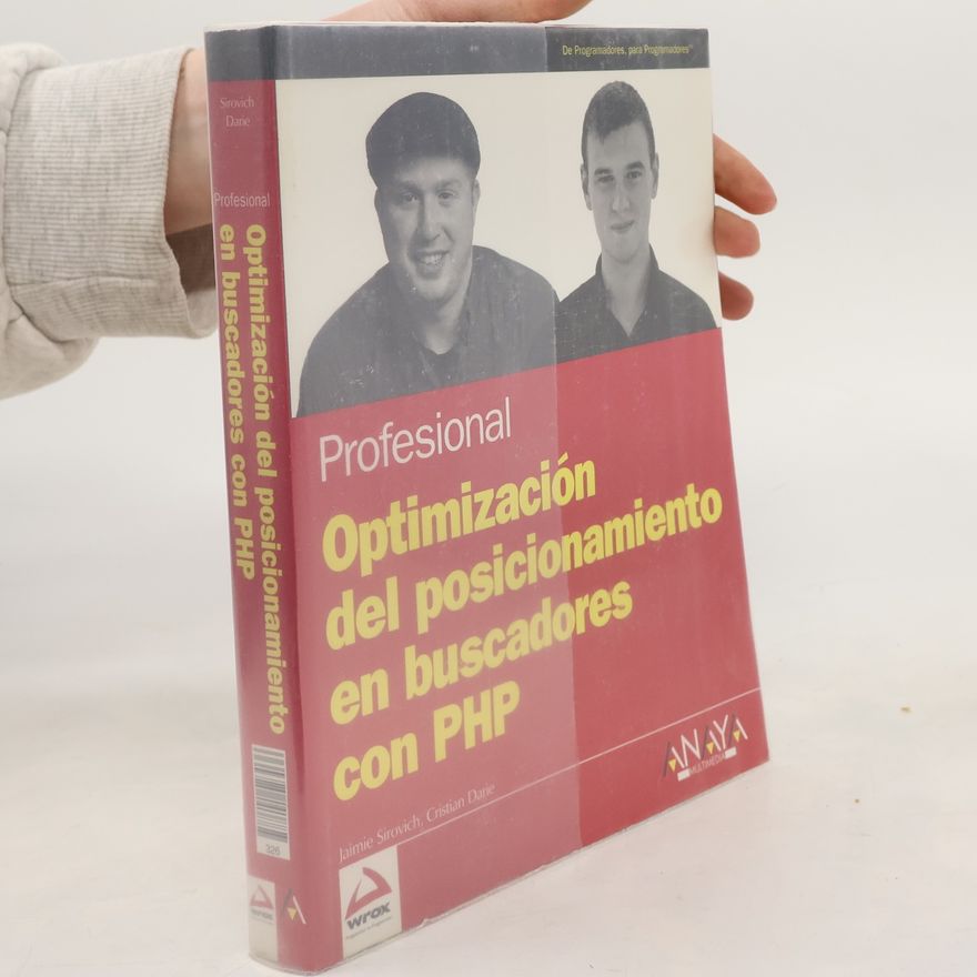 Jaimie Sirovich Optimizacion del posicionamiento en buscadores con PHP