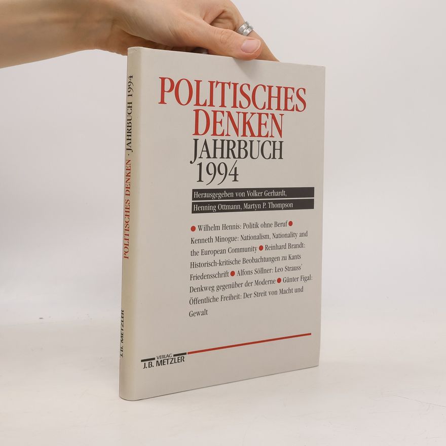 Karl Graf Ballestrem Politisches Denken. Jahrbuch 1994