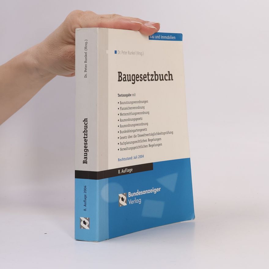 Peter Runkel Baugesetzbuch 2004
