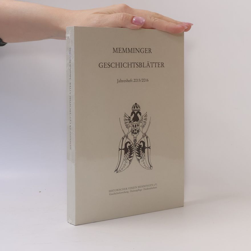 Autorenkollektiv Memminger Geschichtsblätter. Jahresheft 2015/2016
