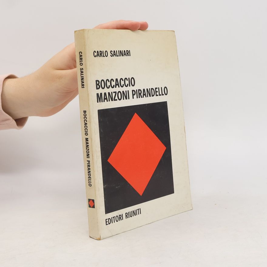 Carlo Salinari Boccaccio, Manzoni, Pirandello