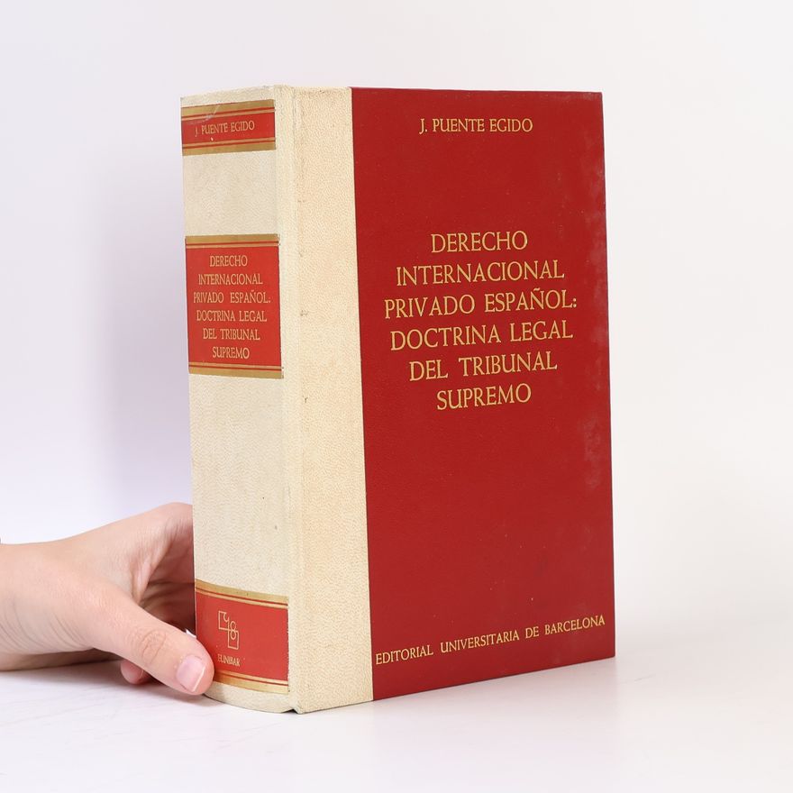 José Puente Egido Derecho internacional privado español