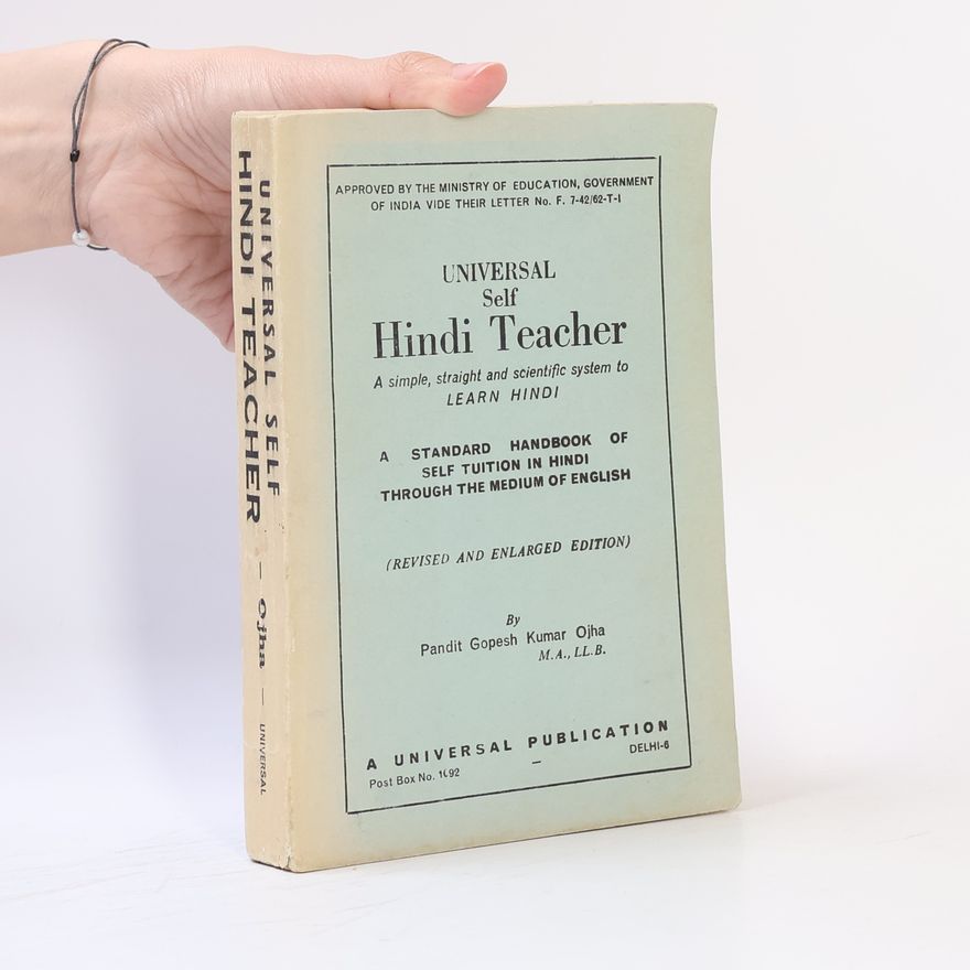 Pandit Gopesh Kumar Ojha Universal Self Hindi Teacher