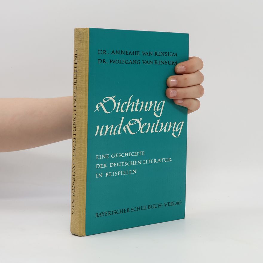 Annemarie van Rinsum Dichtung und Deutung