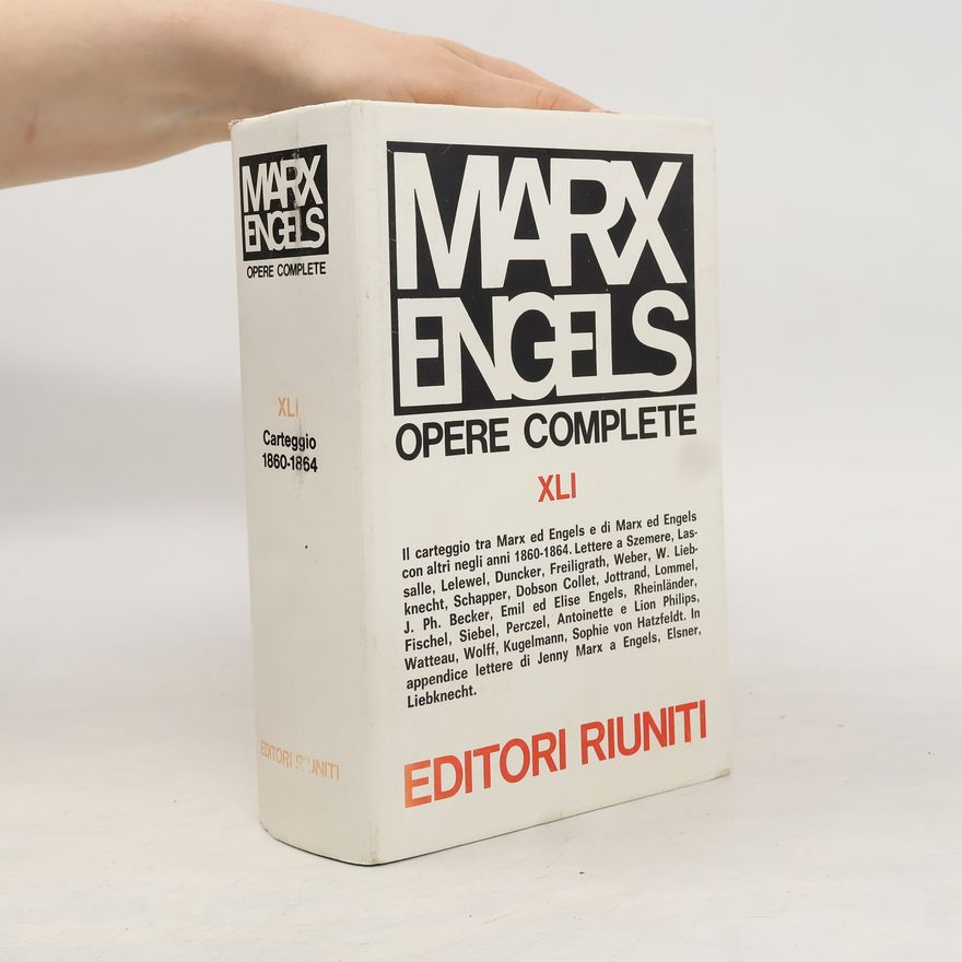 Marx Engels Opere complete XLI