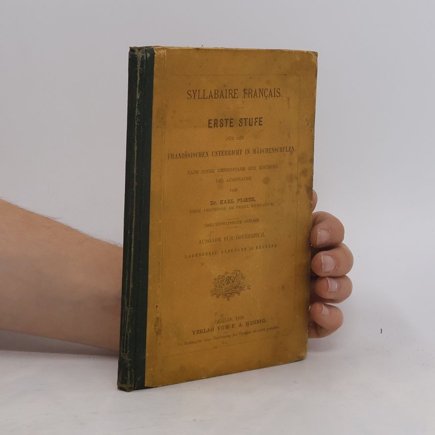 Karl Ploetz Syllabaire Français. Erste Stufe