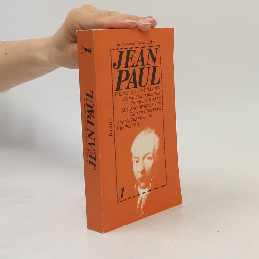 Jean Paul Jean Paul Werke 1