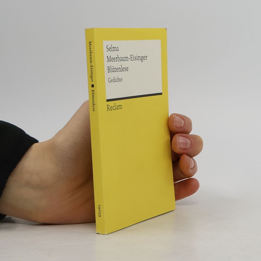 Selma Meerbaum-Eisinger Blütenlese