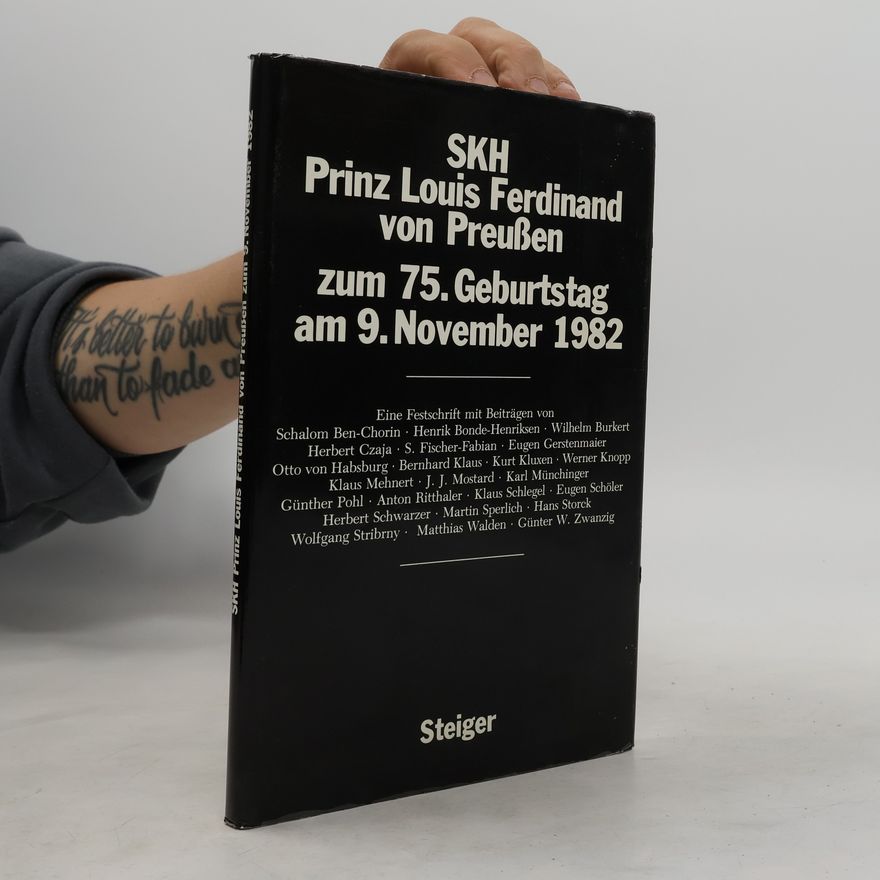 Karl Münchinger SKH Prinz Louis Ferdinand von Preußen zum 75. Geburtstag am 9. November 1982