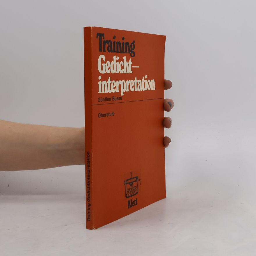 Günther Busse Training Gedichtinterpretation