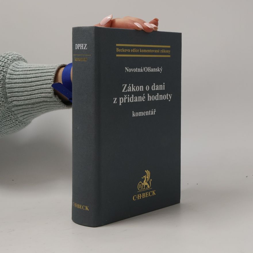 Milan Tomíček Zákon o dani z přidané hodnoty. Komentář