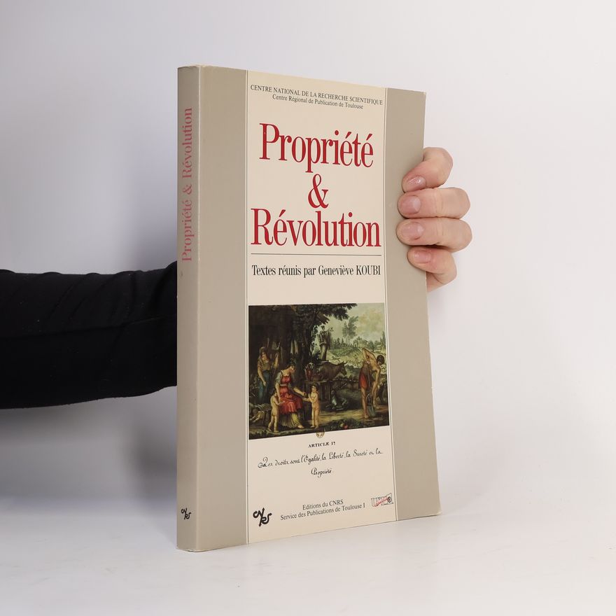 Geneviève Koubi Sciences sociales: Propriété & révolution