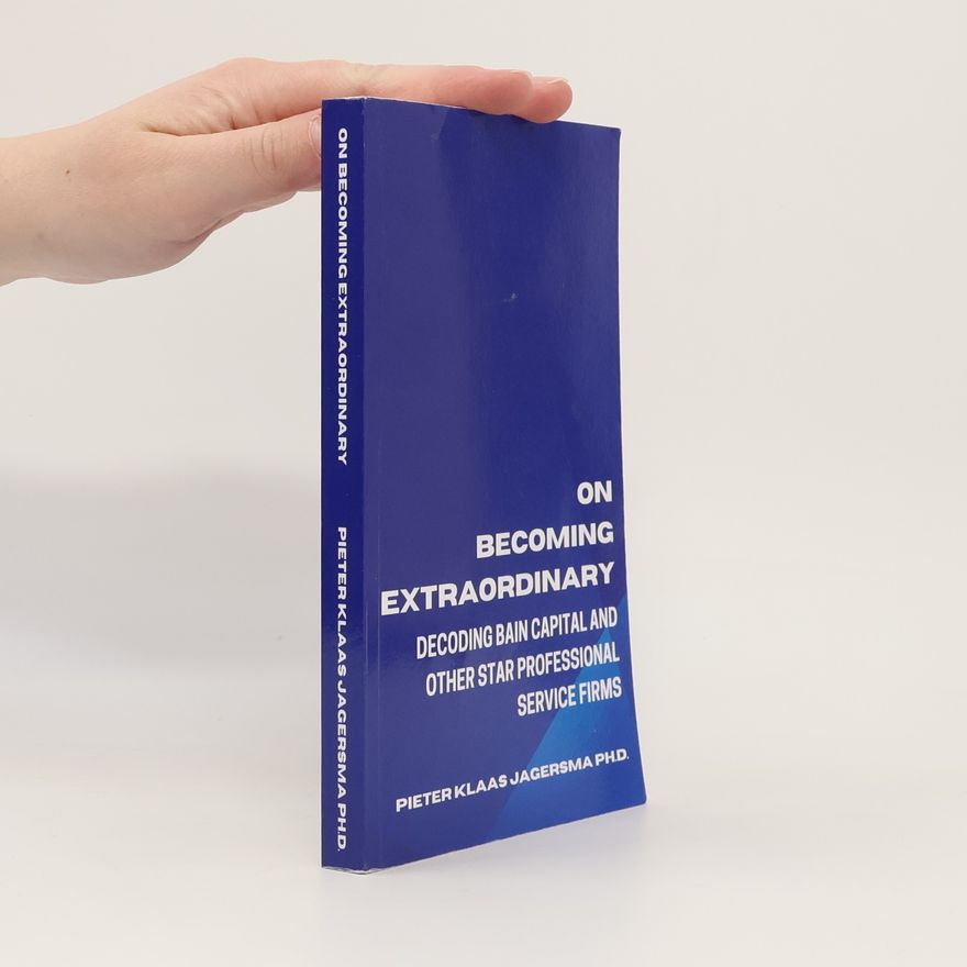 Pieter Klaas Jagersma On Becoming Extraordinary