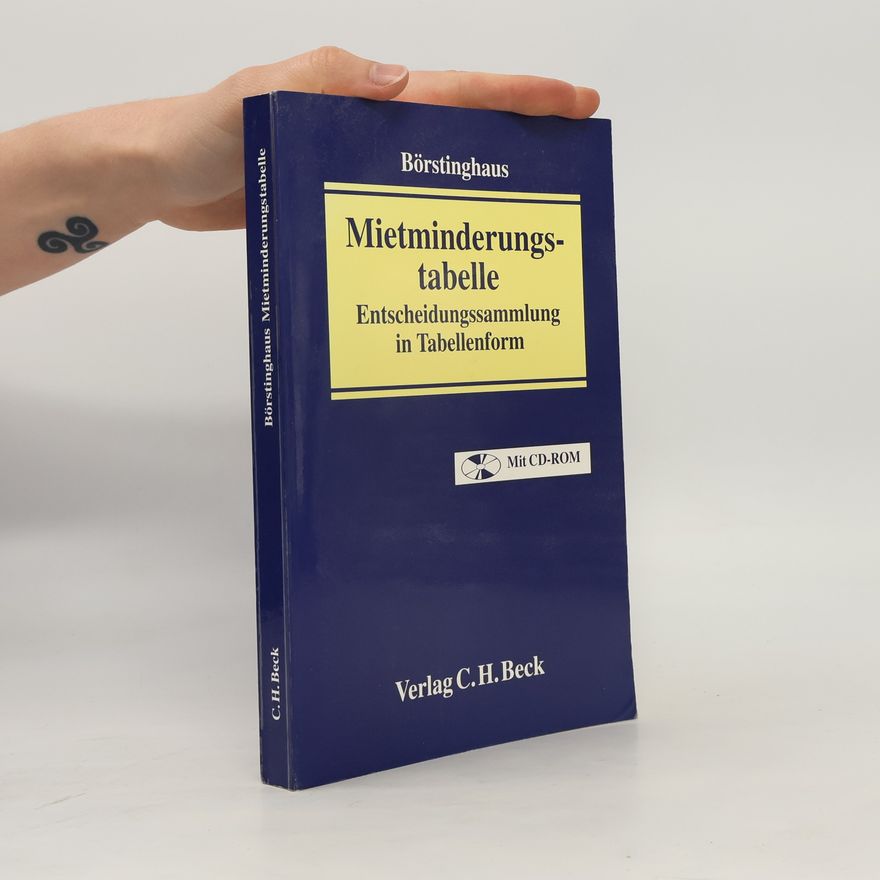 Cathrin Börstinghaus Mietminderungstabelle