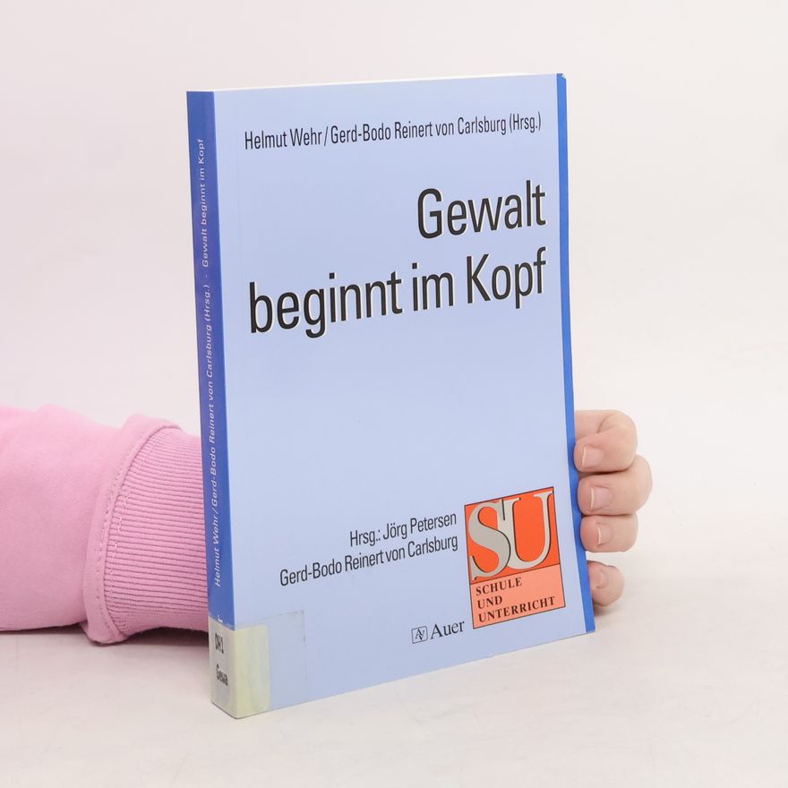 Gerd-Bodo Reinert von Carlsberg Gewalt beginnt im Kopf
