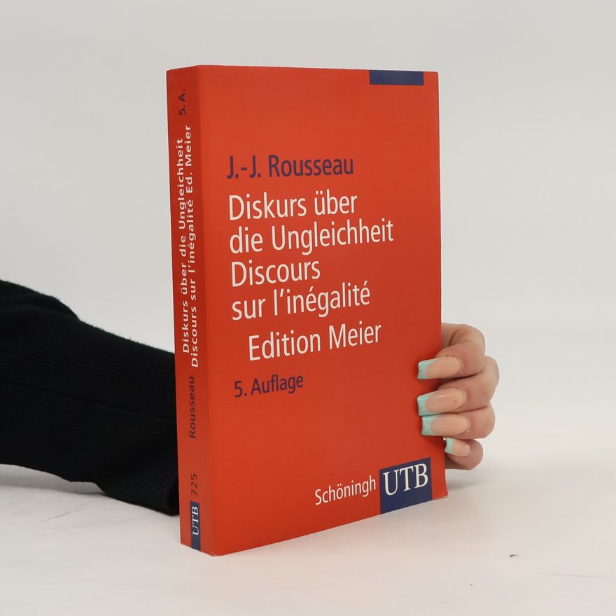 Michaela Sedlářová Diskurs über die Ungleichheit. Discours sur l' inegalite