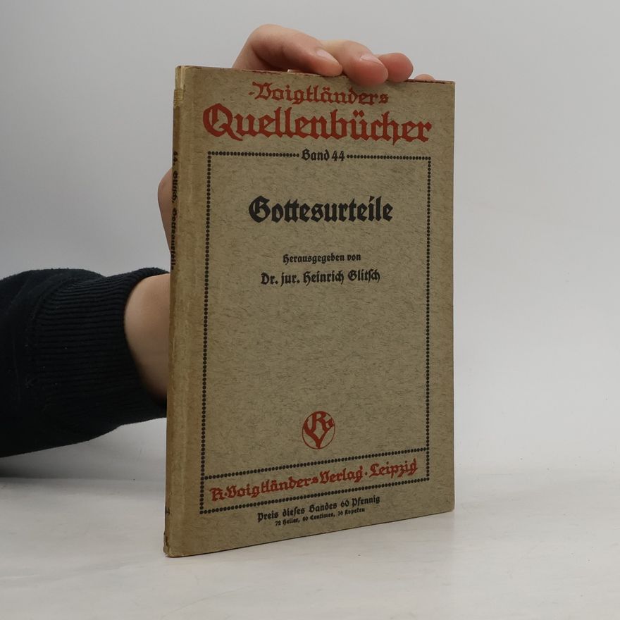 Heinrich Glitsch Gottesurteile