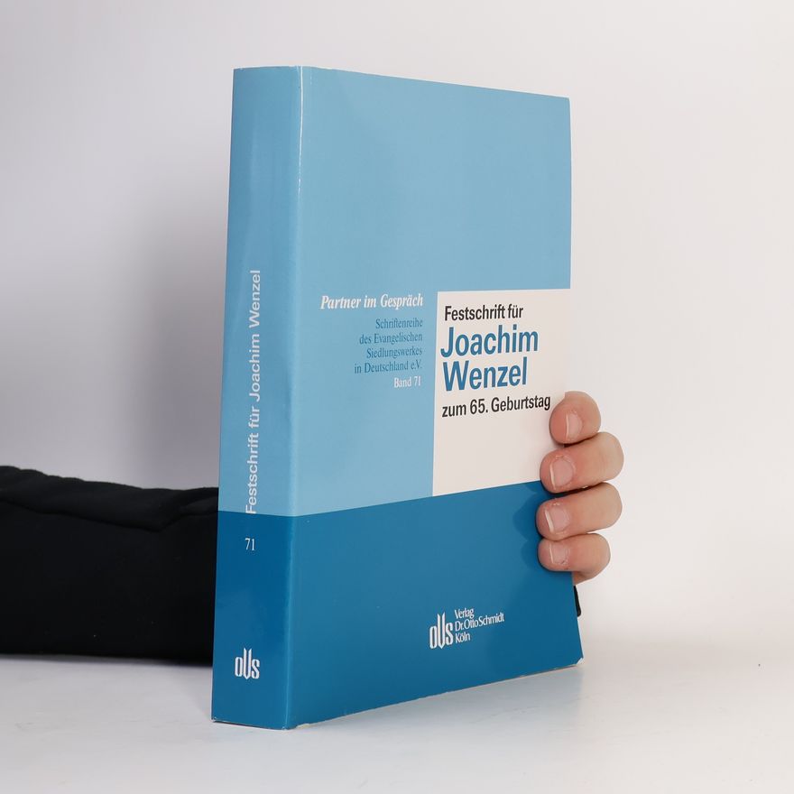 Werner Merle Partner im Gespräch: Schriftenreihe des Evangelischen Siedlungswerkes in Deutschland e.V. - 71: Festschrift für Joachim Wenzel zum 65. Geburtstag