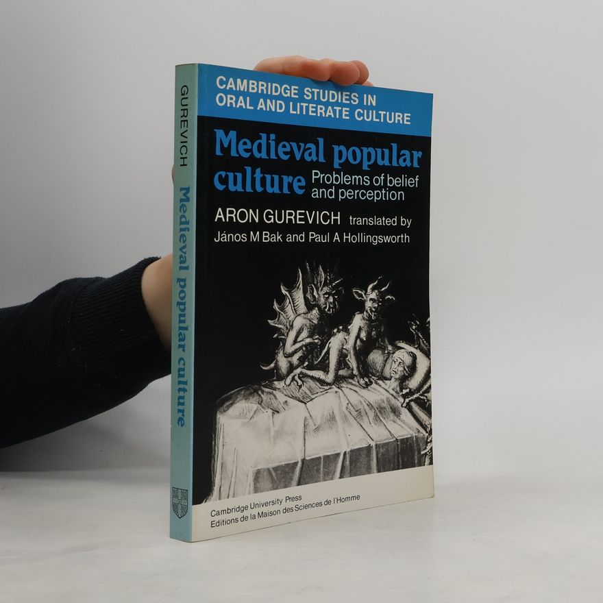 Paul A. Hollingsworth Cambridge Studies in Oral and Literate Culture - 14: Medieval Popular Culture