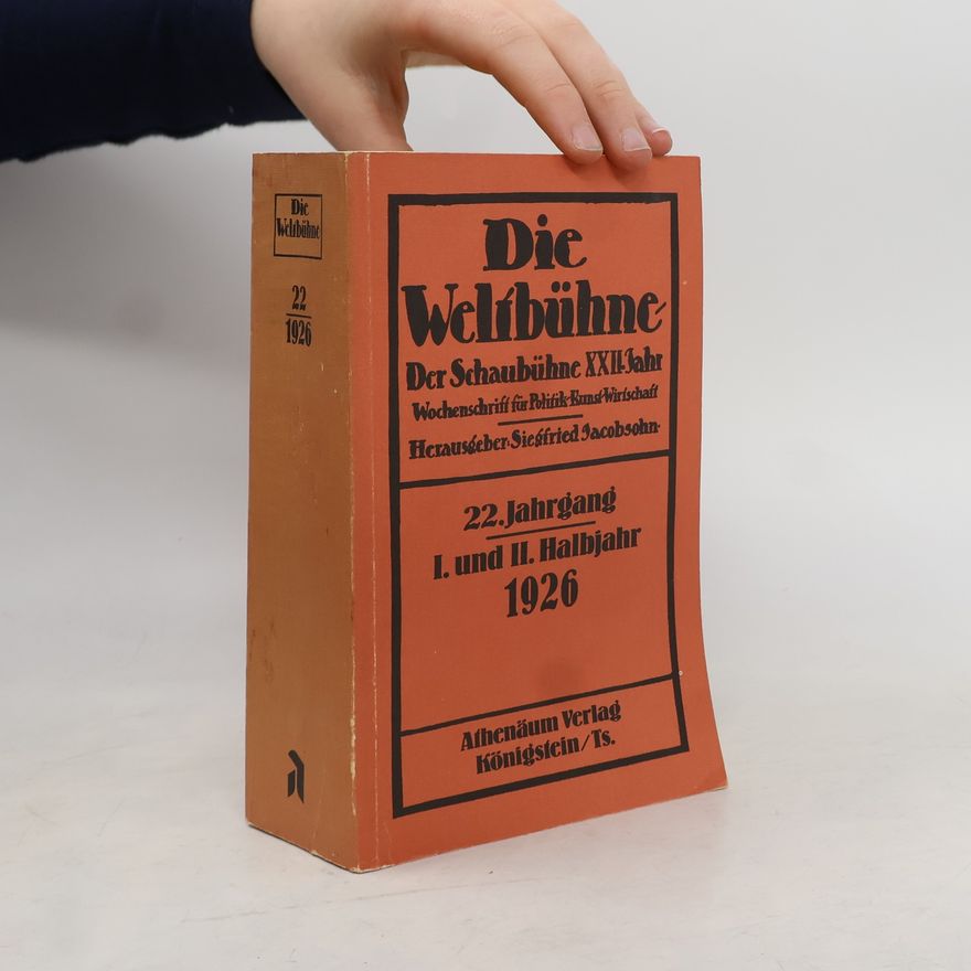 Autorenkollektiv Die Weltbühne 22/1926