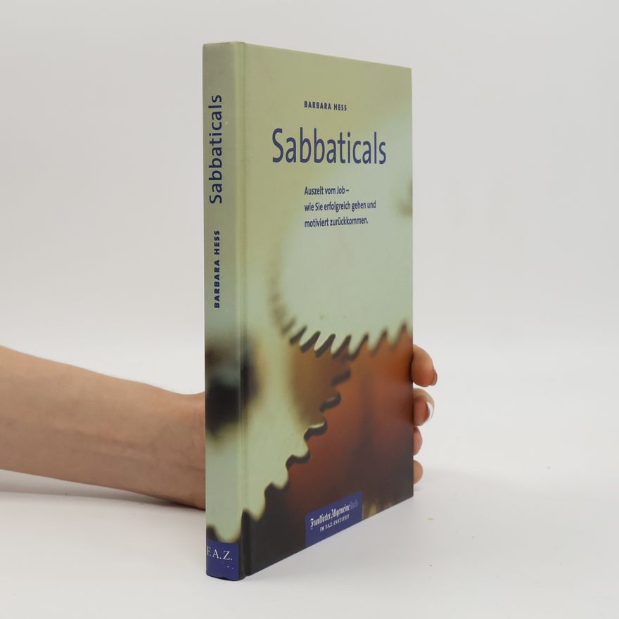 Barbara Hess Sabbaticals