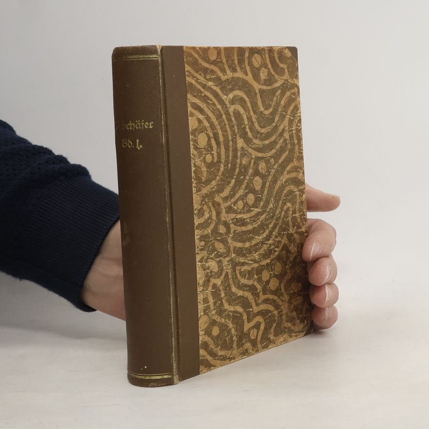 Wilhelm Schäfer Erzählende Schriften