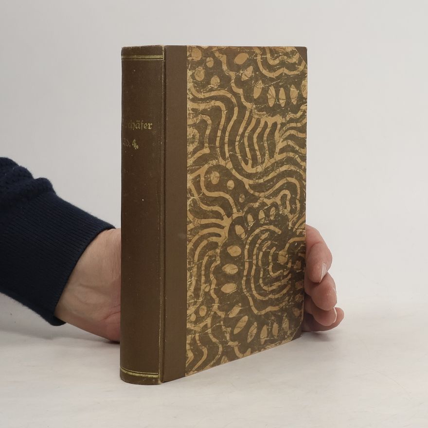 Wilhelm Schäfer Erzählende Schriften 4