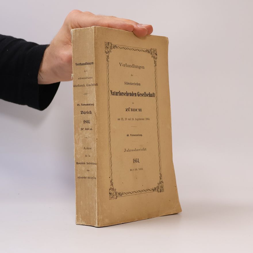 Autorenkollektiv Verhandlungen der Schweizerischen Naturforschenden Gesellschaft