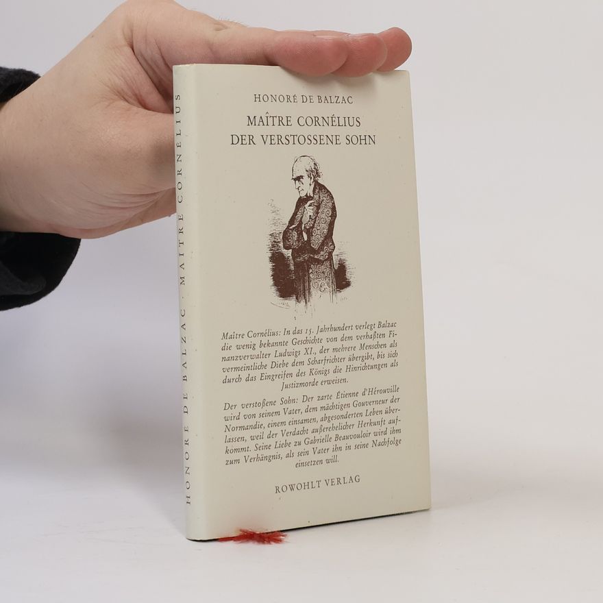 Honoré de Balzac Maître Cornélius