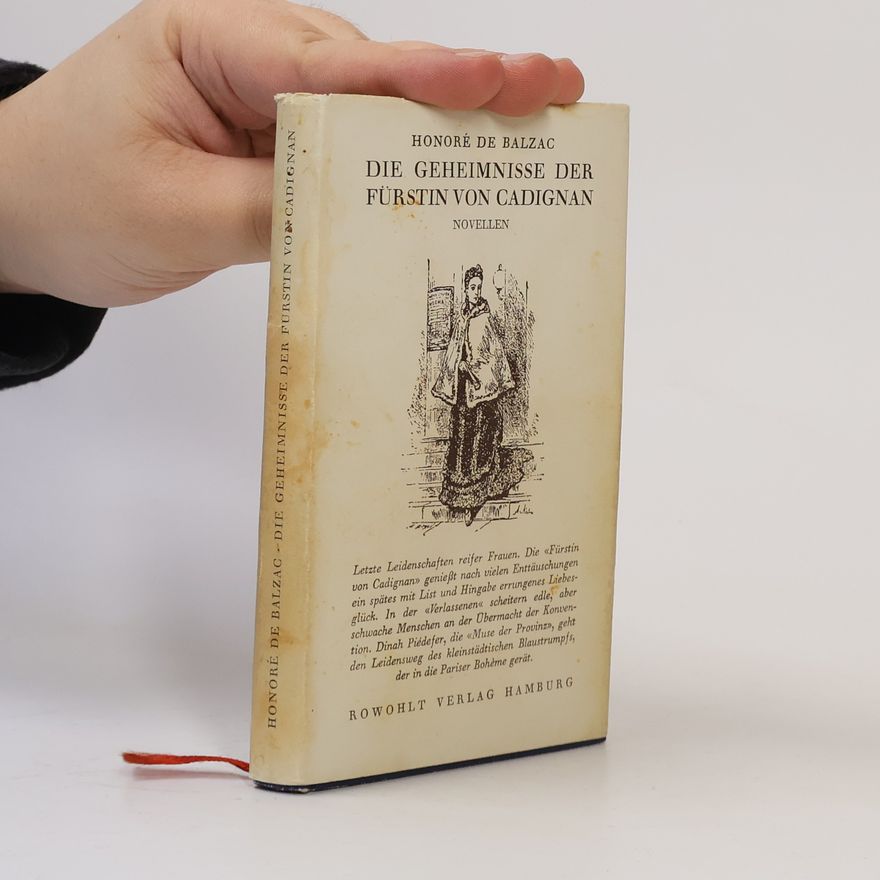 Honoré de Balzac Die Geheimnisse der Fürstin von Cadignan