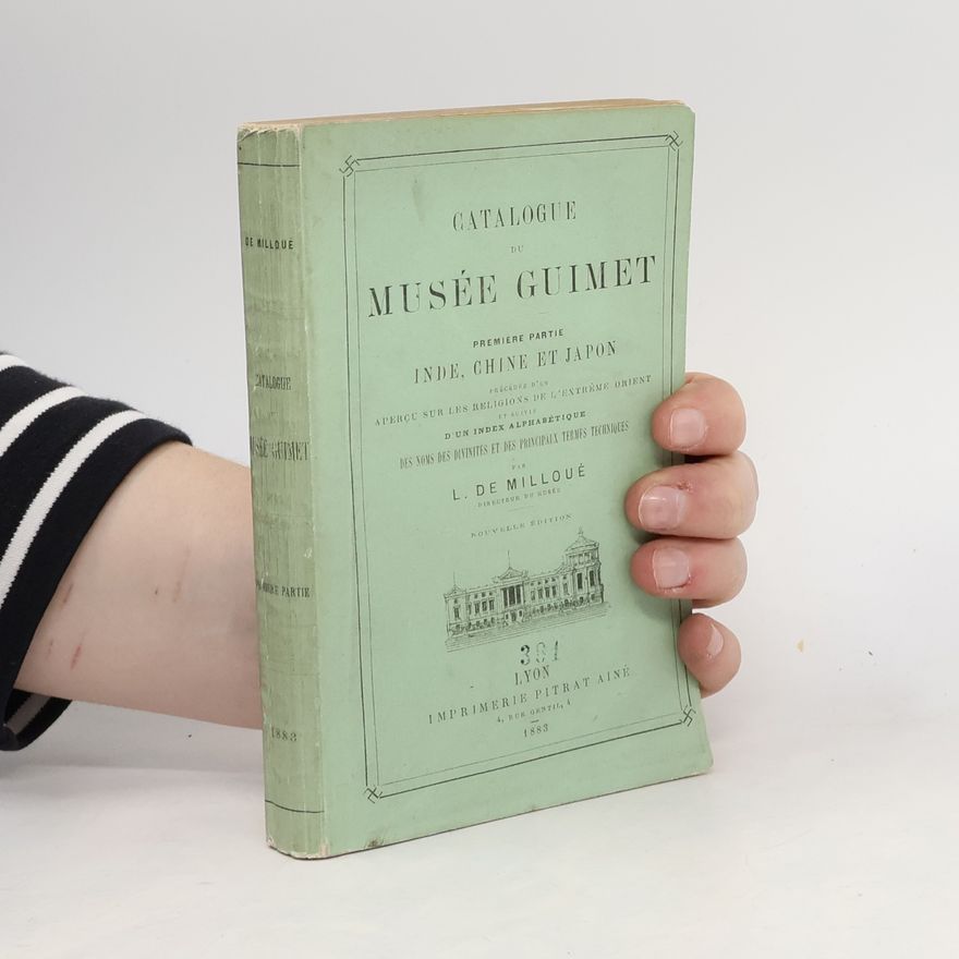 Léon de Milloué Catalogue du Musée Guimet