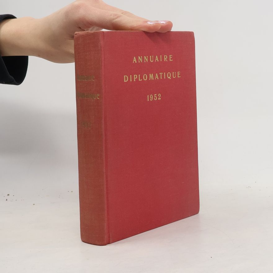 Herbert von Moos Annuaire diplomatique 1952