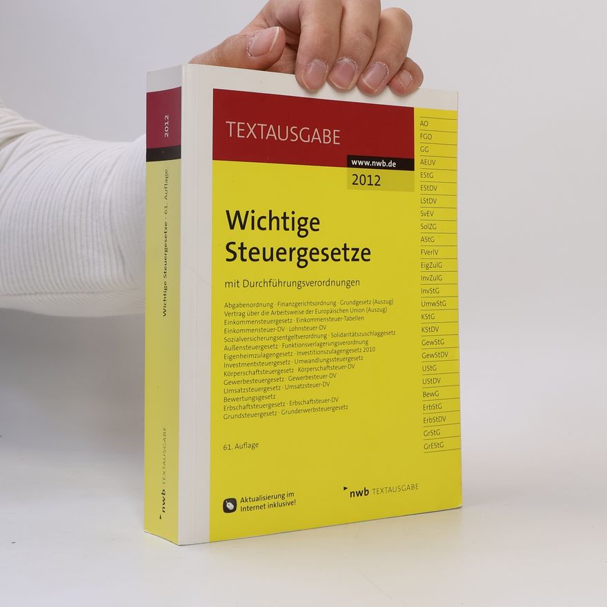 NWB Redaktion Wichtige Steuergesetze