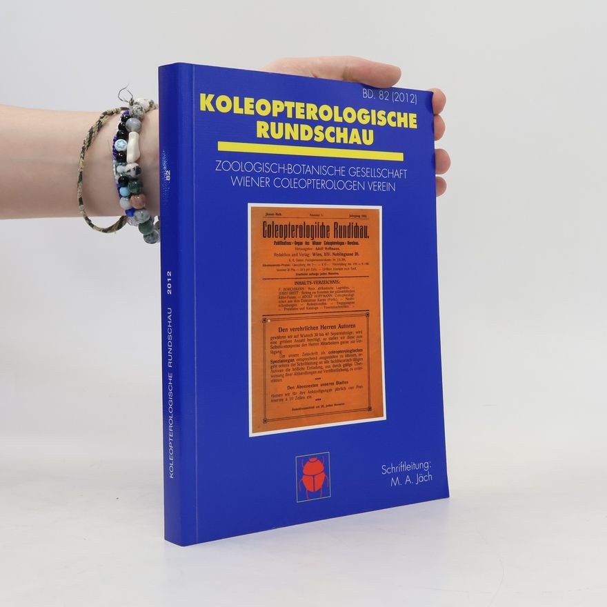Manfred A. Jäch Koleopterologische Rundschau