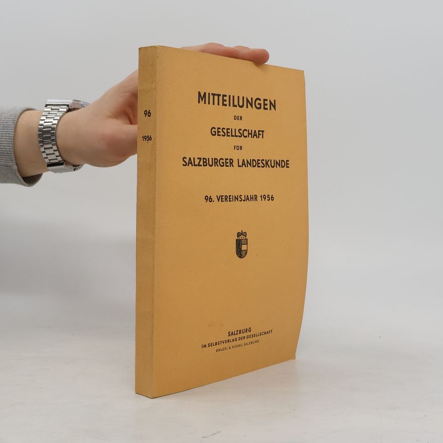 Autorenkollektiv Mitteilungen der Gesellschaft für Salzburger Landeskunde