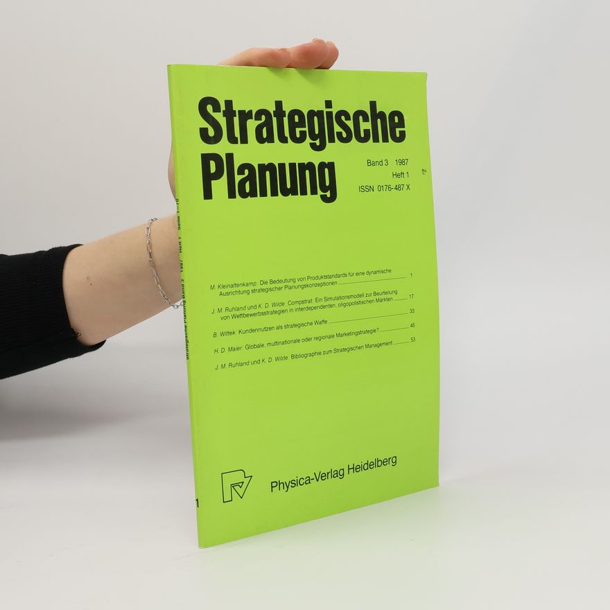 Christoph Schneeweiß Strategische Planung 3