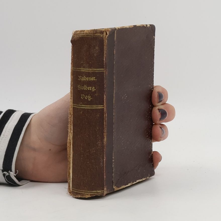 Christian Graf zu Stolberg Anthologie aus den Werken Christian's Grafen zu Stolberg