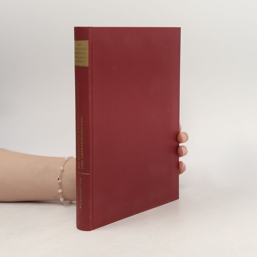 Eckart Wiesenhütter Die Begegnung zwischen Philosophie und Tiefenpsychologie