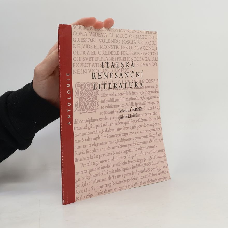 Jiří Pelán Italská renesanční literatura