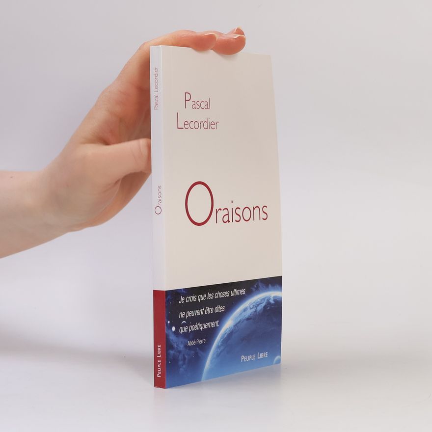 Pascal Lecordier Oraisons
