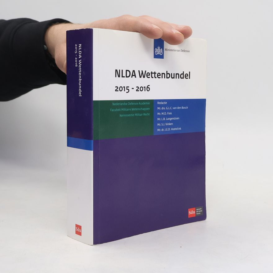 G.L.C. van den Bosch NLDA wettenbundel militair recht 2015-2016