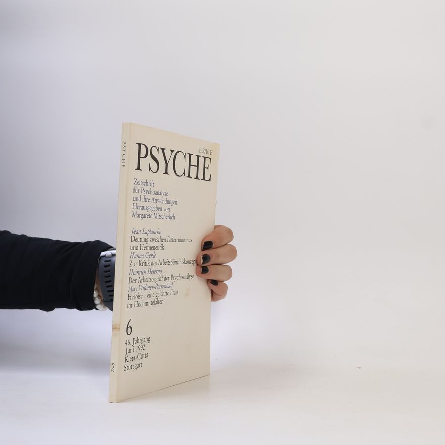 Various authors Psyche 6/1992 Zeitschrift für Psychoanalyse und ihre Anwendungen