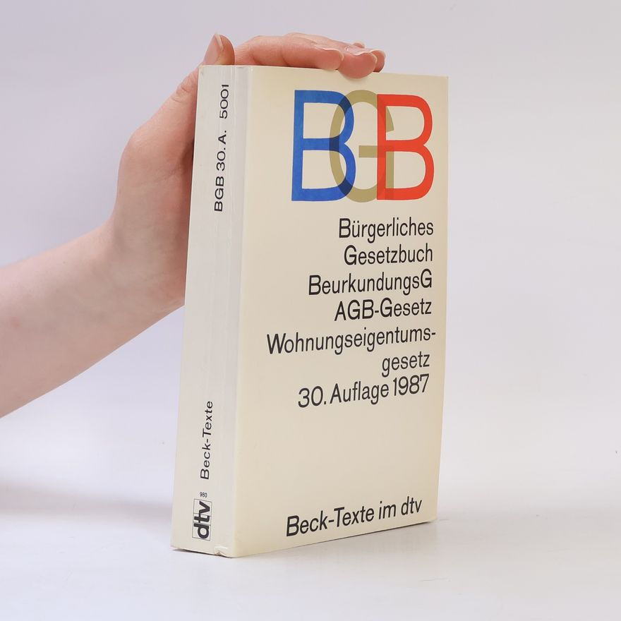Helmut Köhler Bürgerliches Gesetzbuch