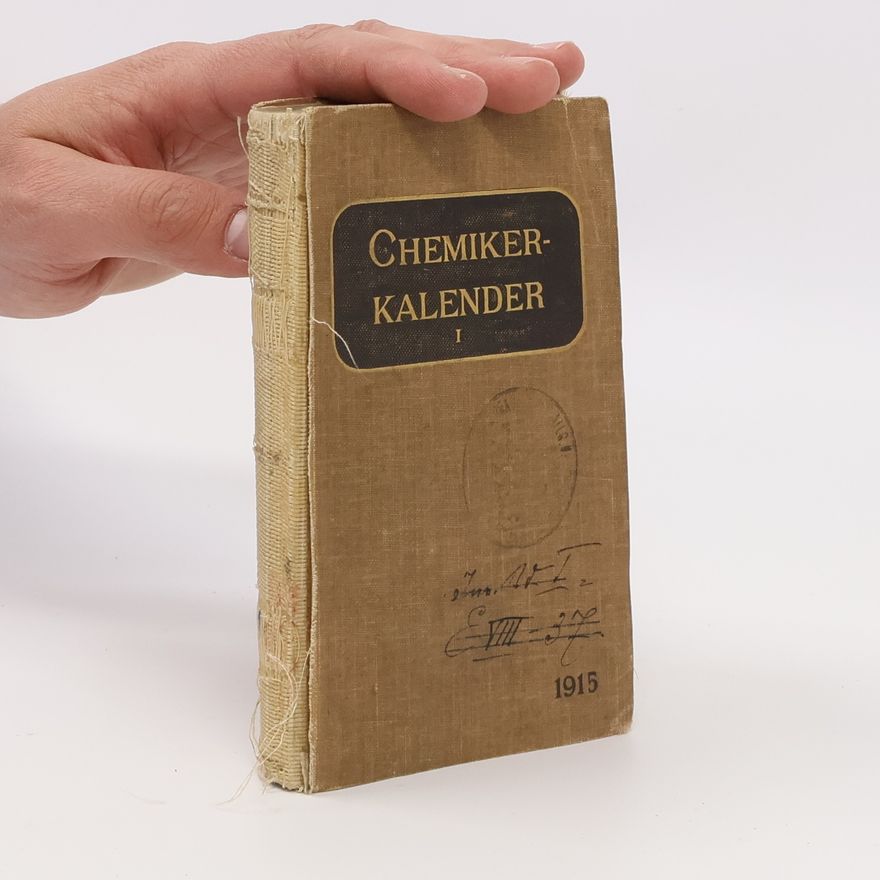Autorenkollektiv Chemikerkalender I.