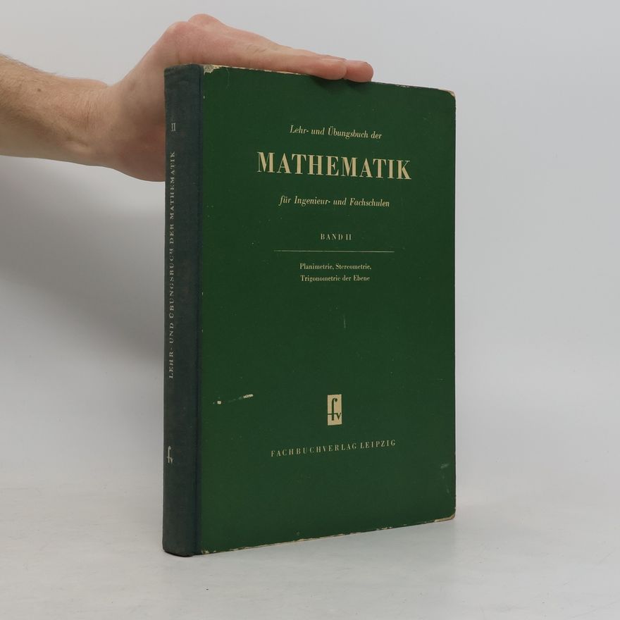 Kolektív autorov Lehr- und übungsbuch der Mathematik für ingenieur- und Fachschulen III