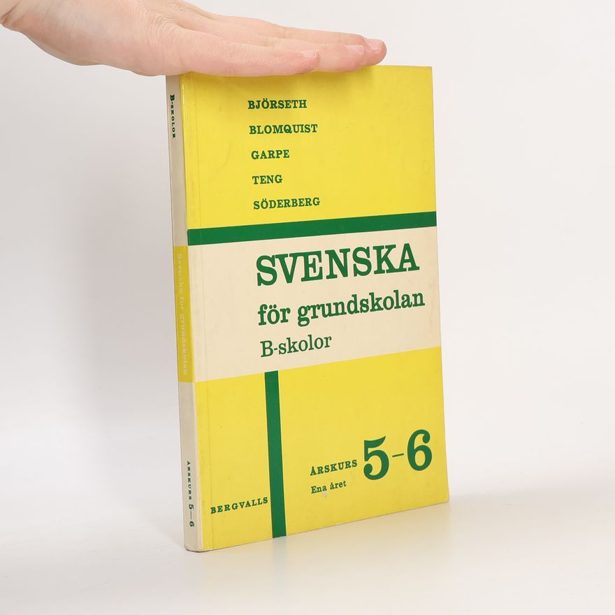 Autorenkollektiv SVENSKA för grundskolan B-skolor 5-6